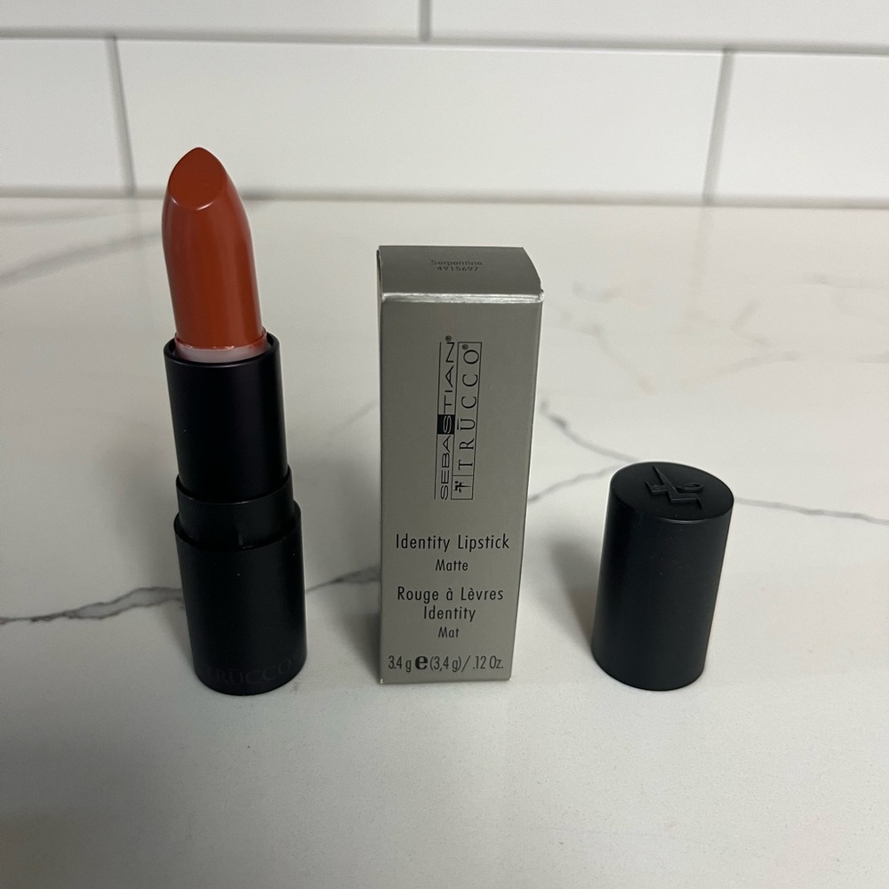 NWT Sebastian Trucco Identity Lipstick‎ Serpentine Matte .12oz